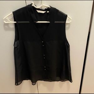 Sheer black tank